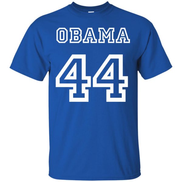 obama 44 t shirt - royal blue
