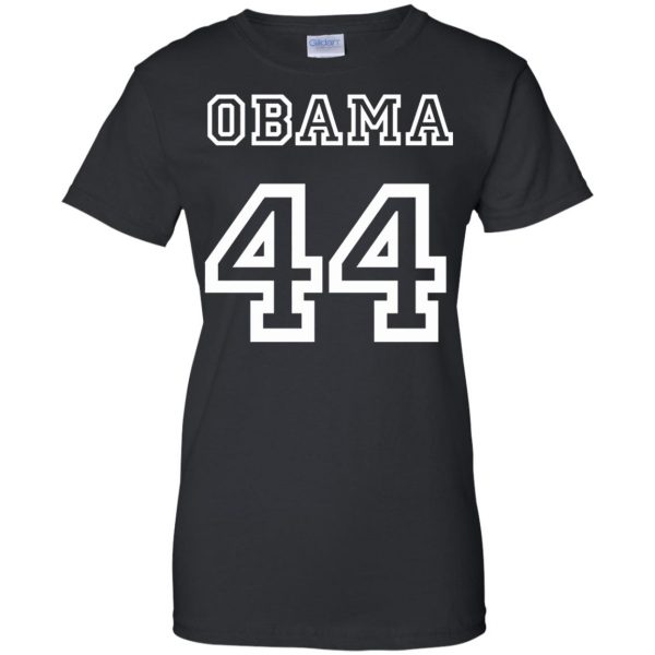 obama 44 womens t shirt - lady t shirt - black