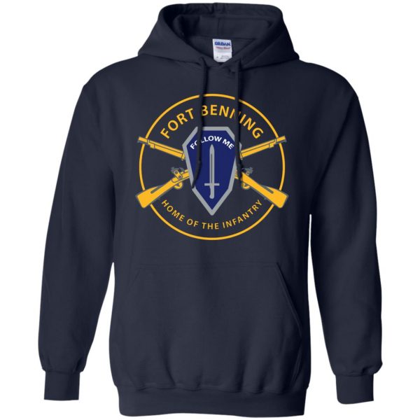 fort bennings hoodie - navy blue