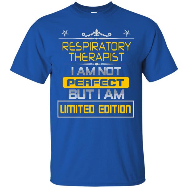 respiratory therapists t shirt - royal blue