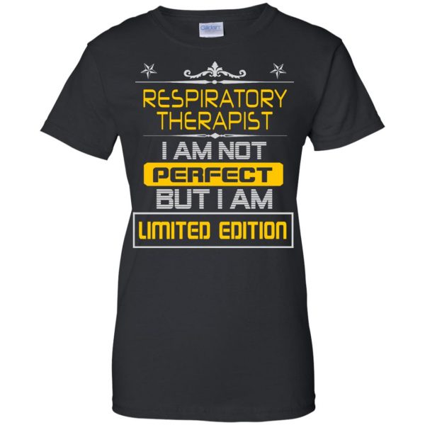respiratory therapists womens t shirt - lady t shirt - black