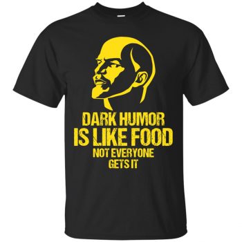 dark humor t shirts - black
