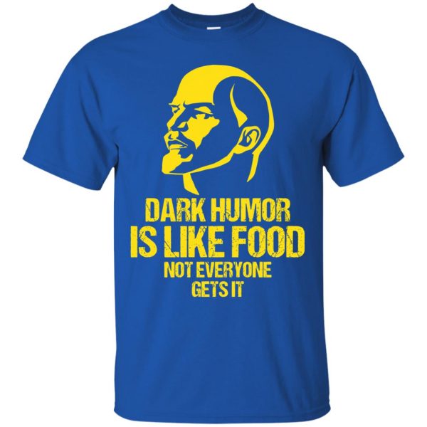 dark humors t shirt - royal blue