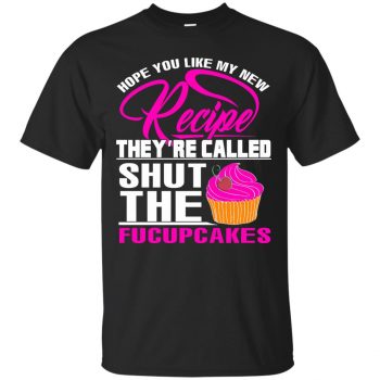 shut the fucupcakes shirt - black