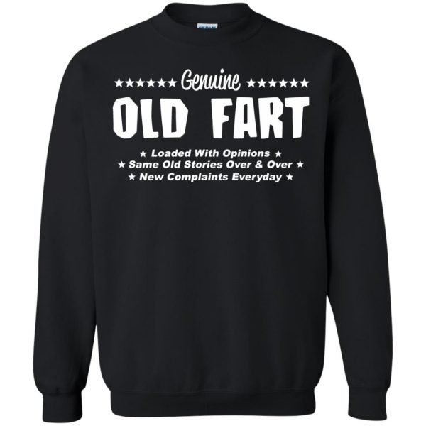 old fart sweatshirt - black