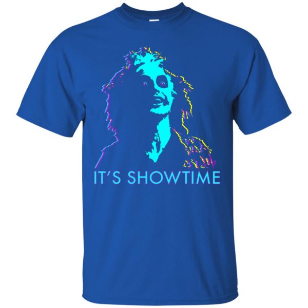 beetlejuice t shirt - royal blue