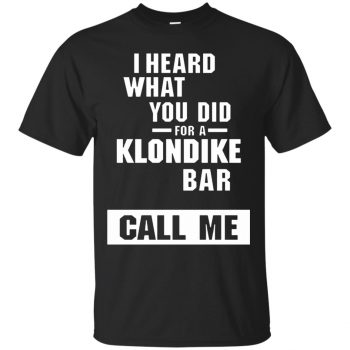 klondike bar t shirt - black