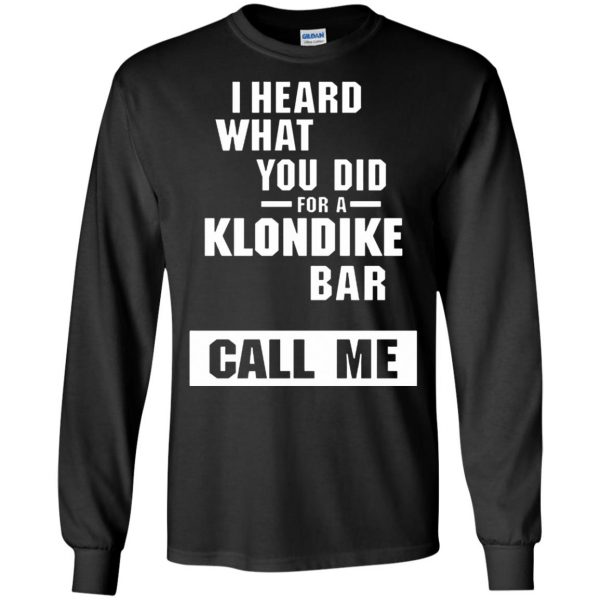 klondike bar long sleeve - black
