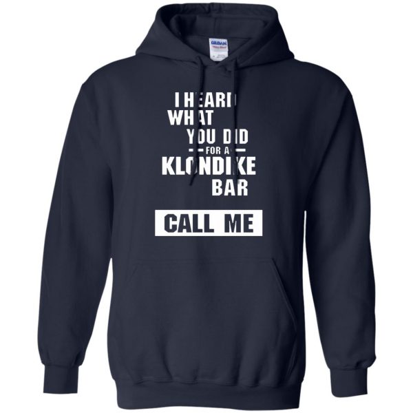 klondike bar hoodie - navy blue