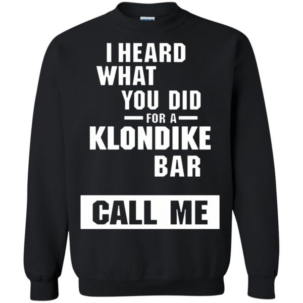 klondike bar sweatshirt - black