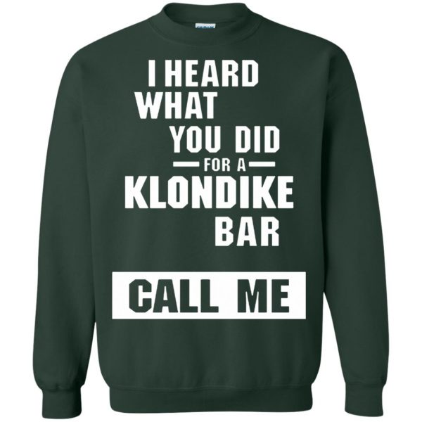 klondike bar sweatshirt - forest green