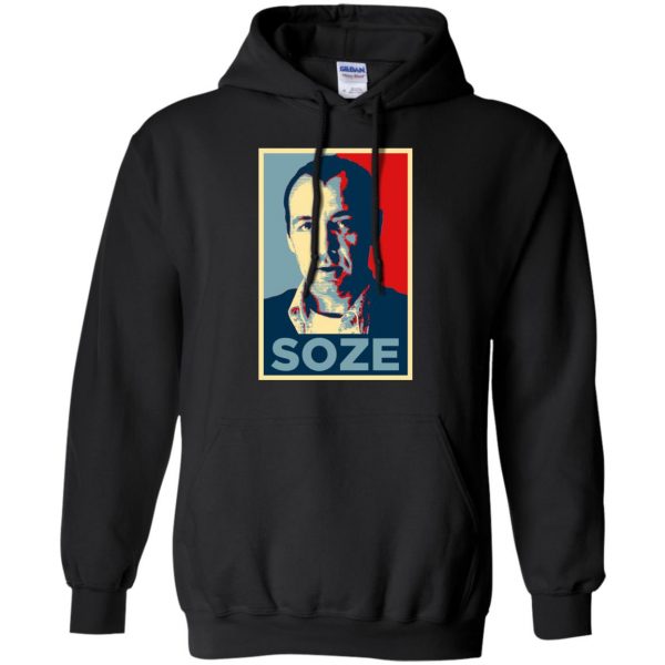 keyser soze hoodie - black