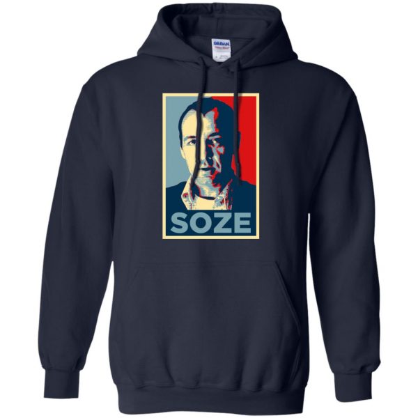 keyser soze hoodie - navy blue