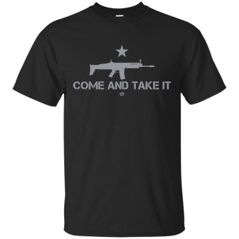 come and take it hoodie - black