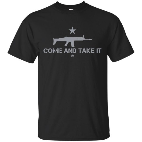 come and take it hoodie - black