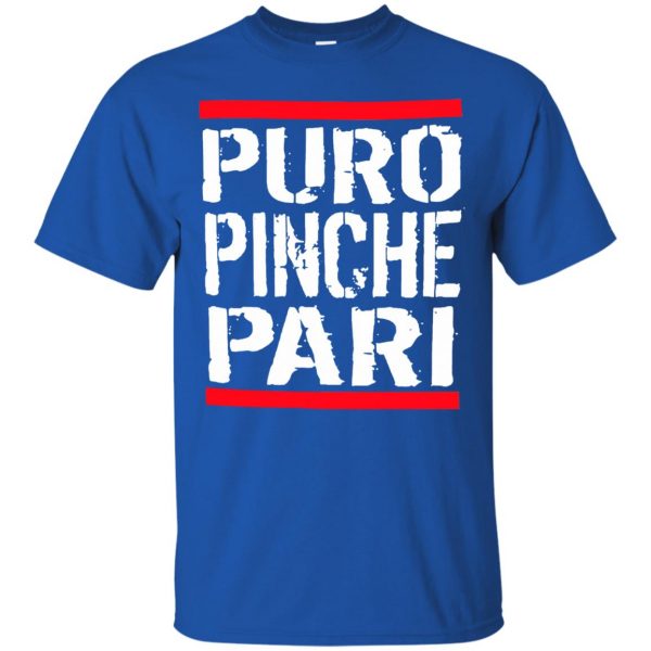 puro pinche pari t shirt - royal blue