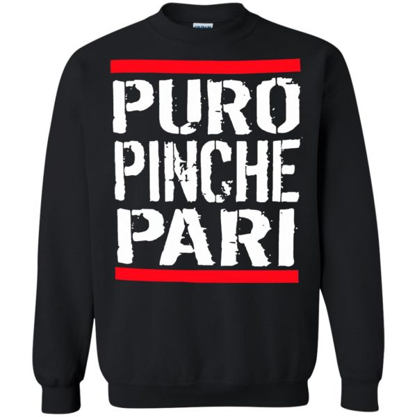 puro pinche pari sweatshirt - black