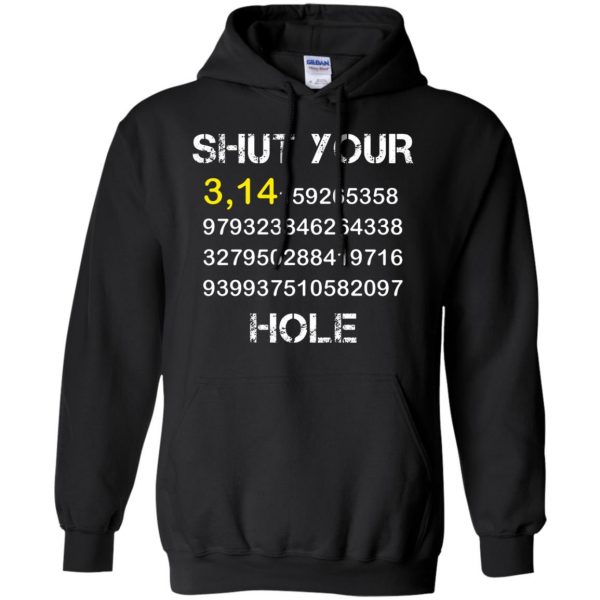 shut your pi hole hoodie - black