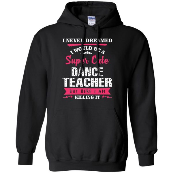 dance teachers hoodie - black