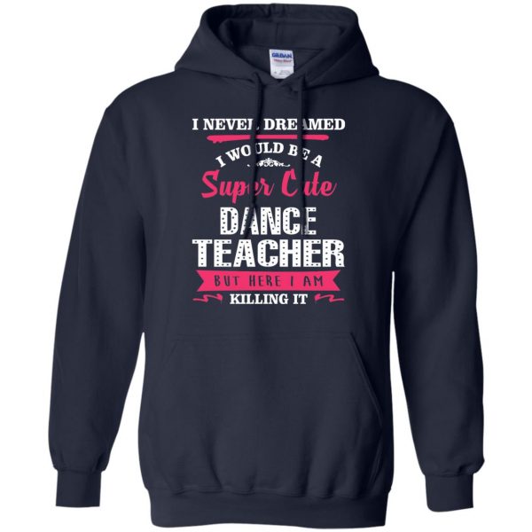dance teachers hoodie - navy blue