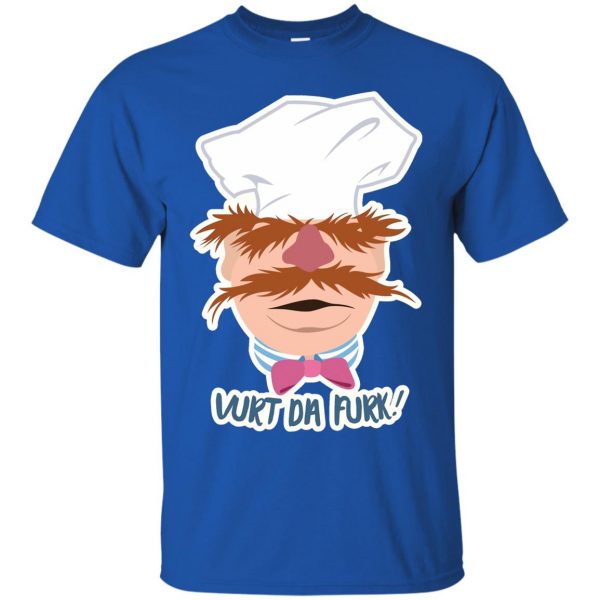 swedish chef t shirt - royal blue