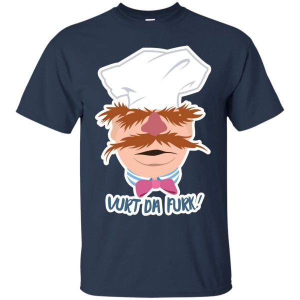 swedish chef t shirt - navy blue