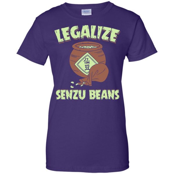 senzu bean womens t shirt - lady t shirt - purple