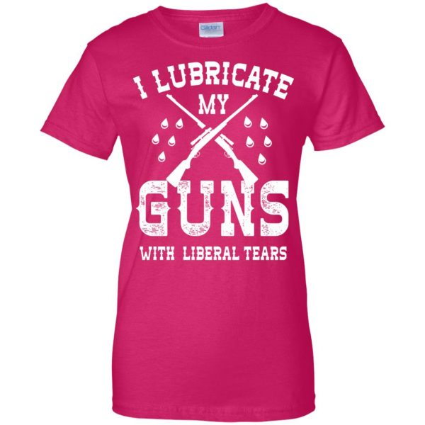 liberal tears womens t shirt - lady t shirt - pink heliconia