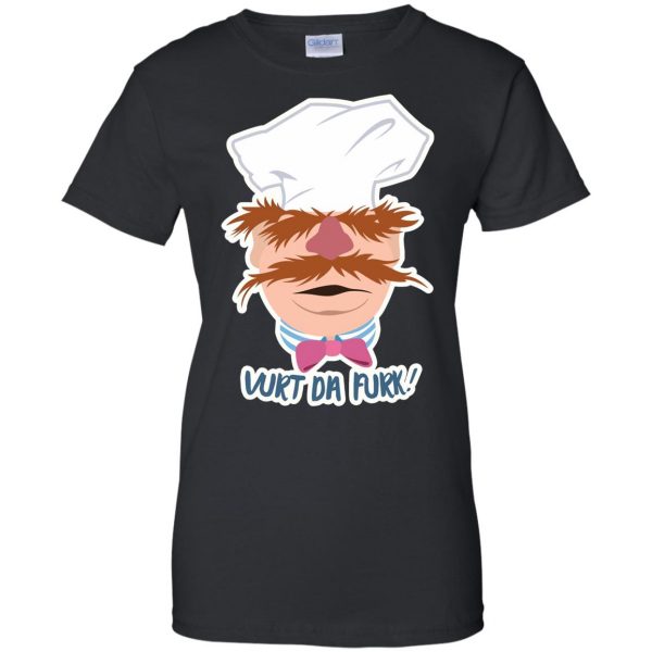 swedish chef womens t shirt - lady t shirt - black