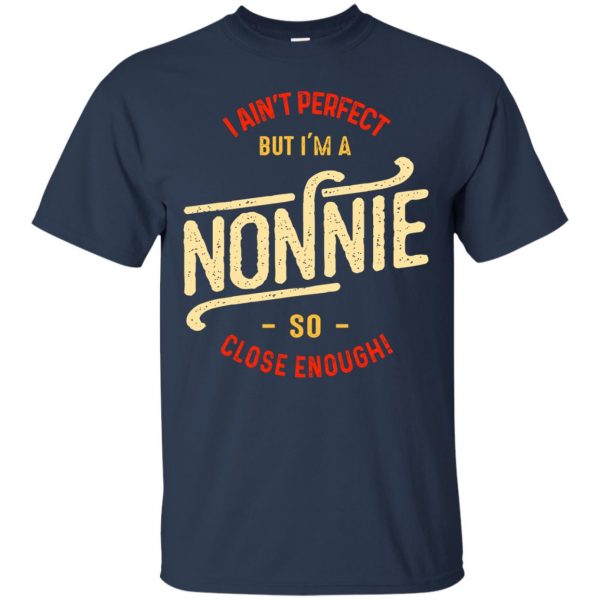 nonnies t shirt - navy blue