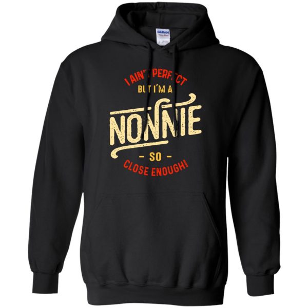 nonnies hoodie - black