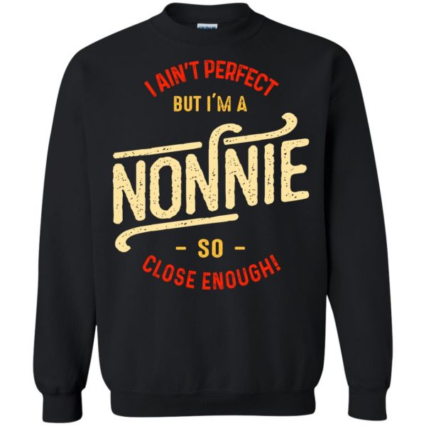 nonnies sweatshirt - black