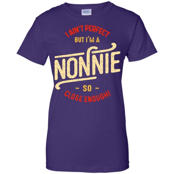 nonnies womens t shirt - lady t shirt - purple