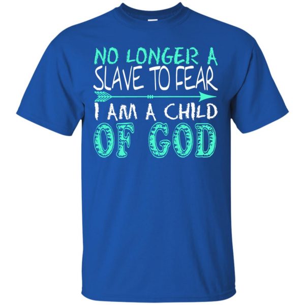child of god t shirt - royal blue