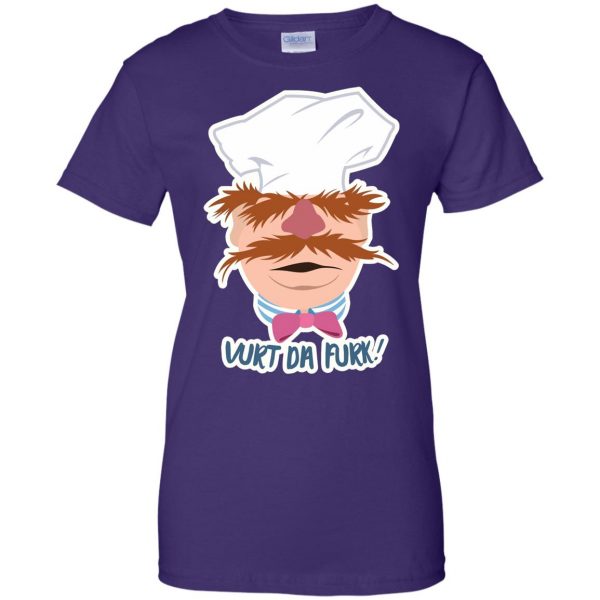 swedish chef womens t shirt - lady t shirt - purple