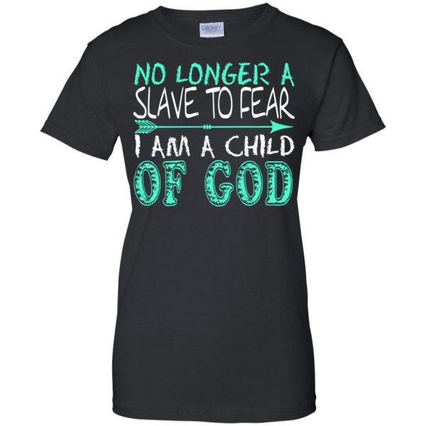child of god womens t shirt - lady t shirt - black