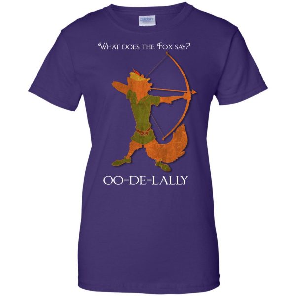 oo de lally womens t shirt - lady t shirt - purple
