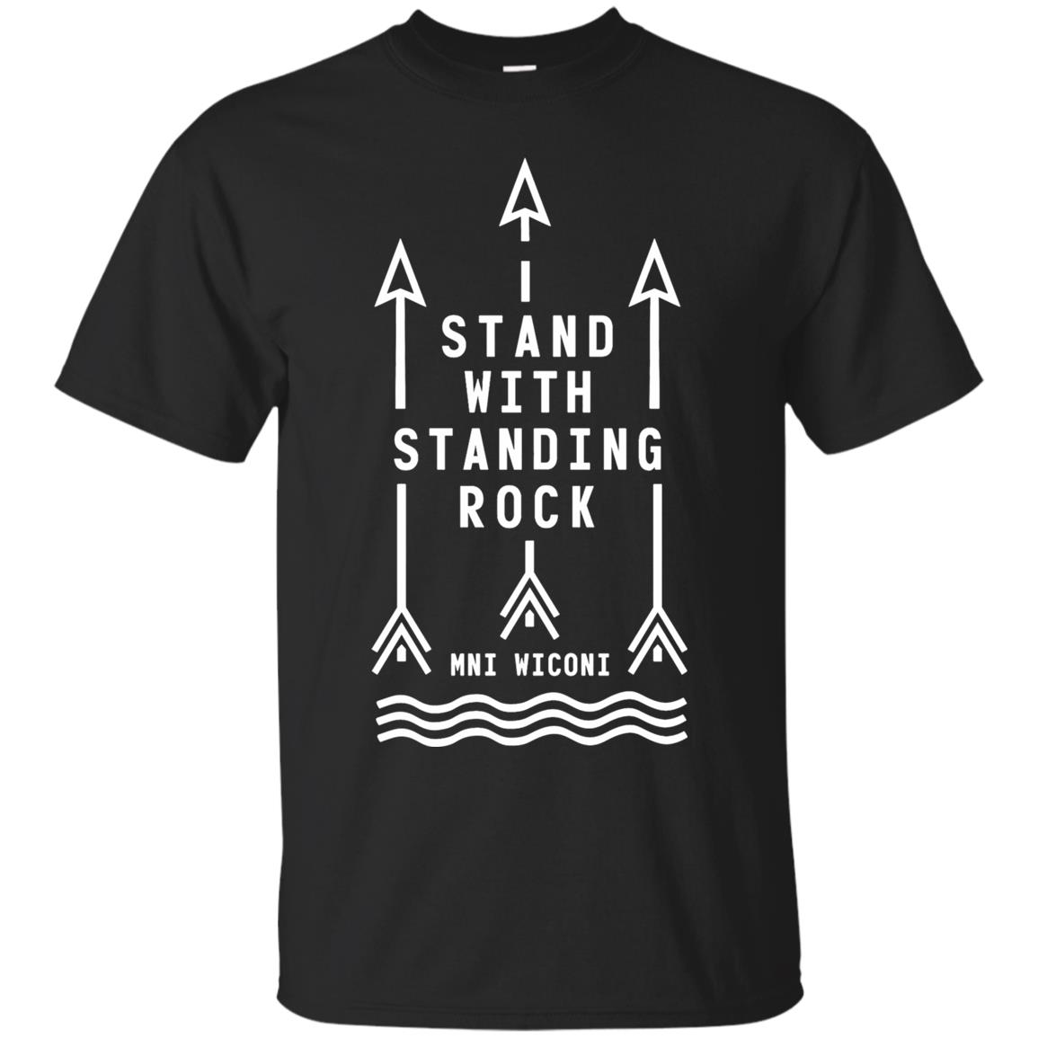 stand with standing rock shirt - black