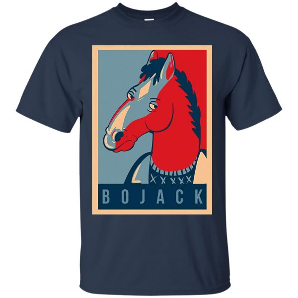 bojack horseman t shirt - navy blue