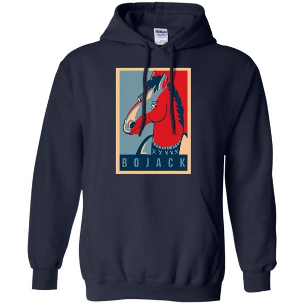 bojack horseman hoodie - navy blue
