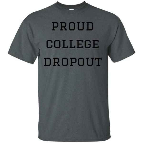 college dropout t shirt - dark heather