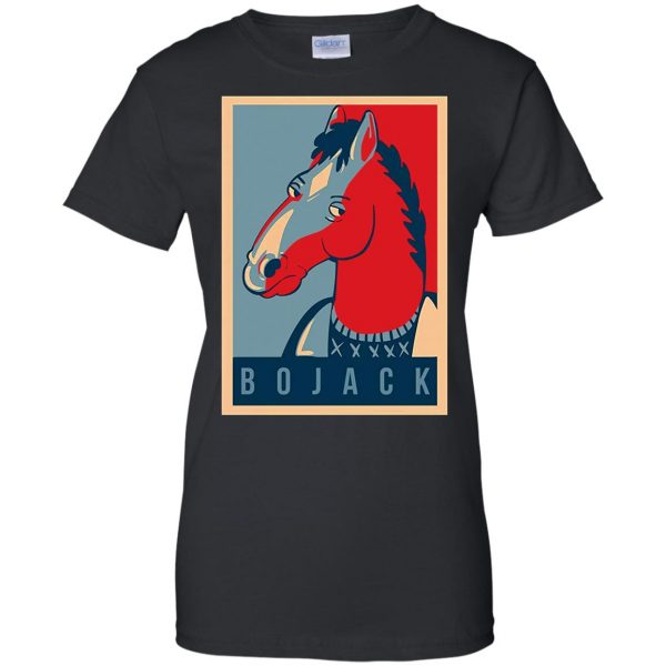 bojack horseman womens t shirt - lady t shirt - black
