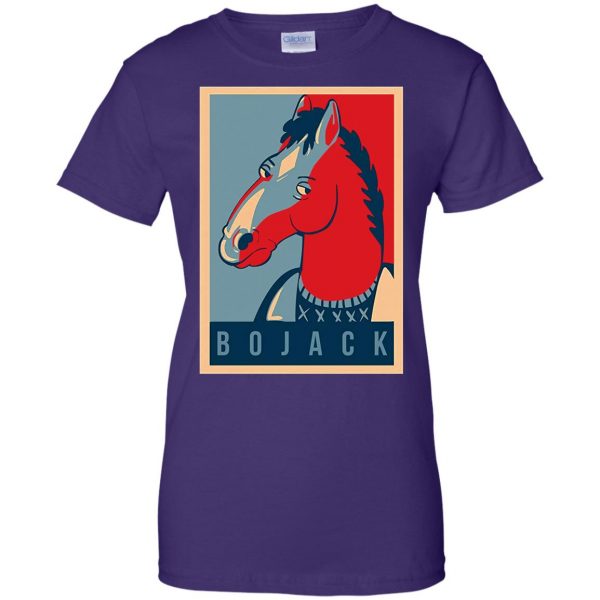 bojack horseman womens t shirt - lady t shirt - purple