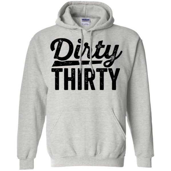 dirty thirtys hoodie - ash