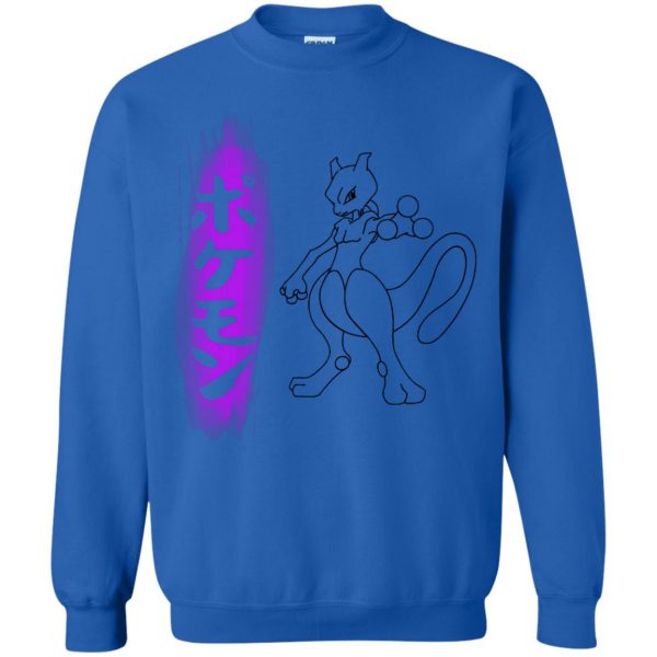mewtwo sweatshirt - royal blue