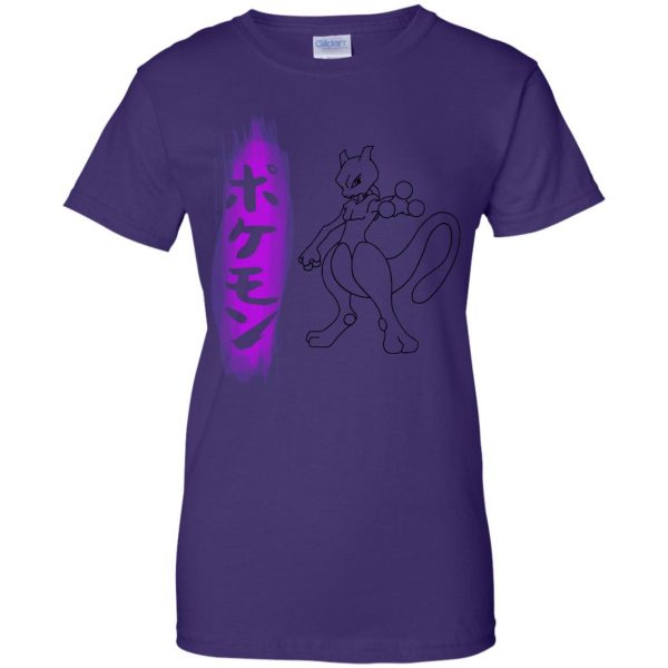 mewtwo womens t shirt - lady t shirt - purple