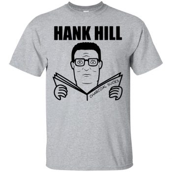 hank hill shirt - sport grey