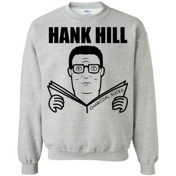 hank hill sweatshirt - sport grey