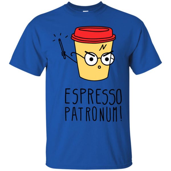 espresso patronum t shirt - royal blue