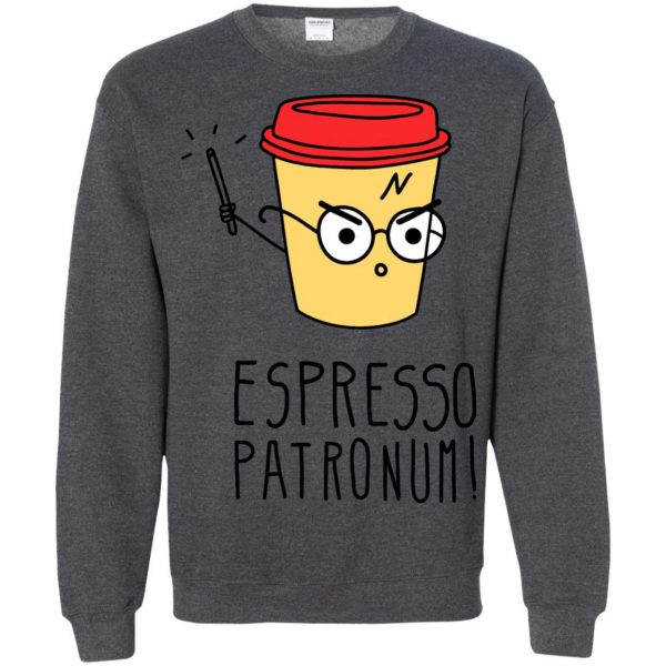 espresso patronum sweatshirt - dark heather